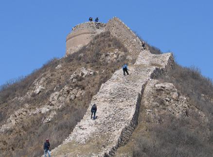 Zhenbiancheng Round Tower, Beijing Hikers Zhenbiancheng Great Wall hike, 2010-04-04