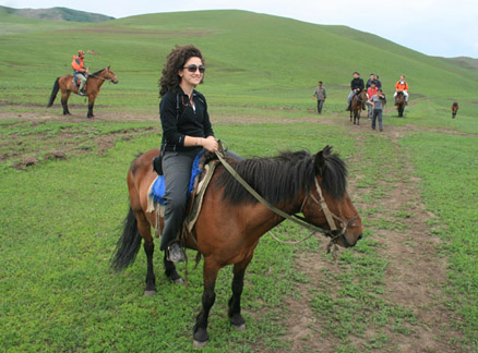 Horse riding, Beijing Hikers Bashang Grasslands Trip, June 18-20, 2010