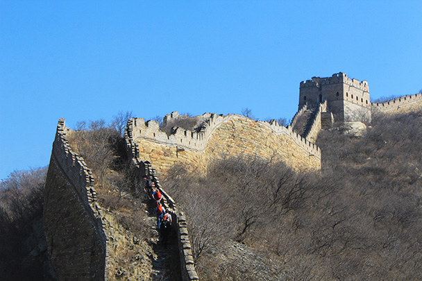 Nearing another tower - Chinese Knot Great Wall, 2018/03/10