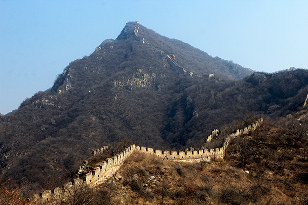 Now looking up towards the next high point - Chinese Knot Great Wall, 2018/03/10