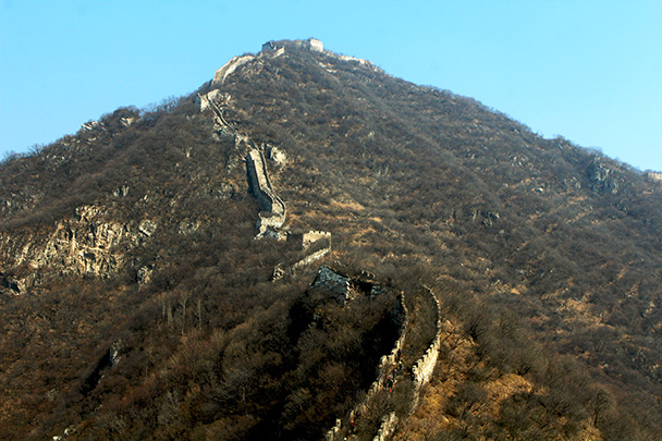 A steep climb up to the top - Chinese Knot Great Wall, 2018/03/10