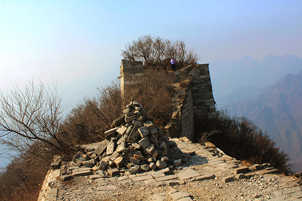 This tower was the highest point on the hike - Chinese Knot Great Wall, 2018/03/10