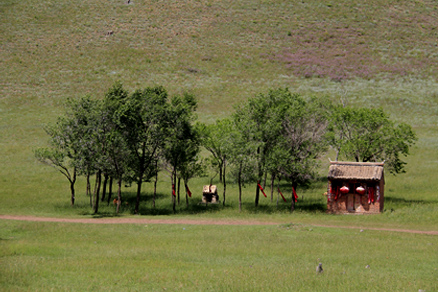 Local Shrines, Beijing Hikers Bashang Grassland, July29, 2011