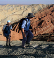 Hikers in Zhangye