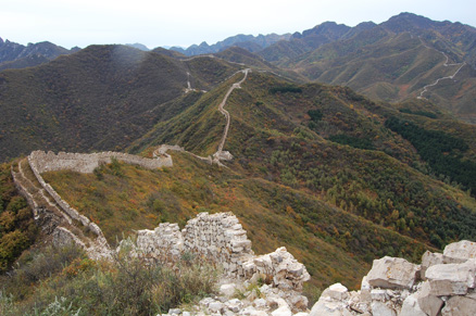 the Great Wall, Beijing Hikers Zhenbiancheng Great Wall, October04,2012