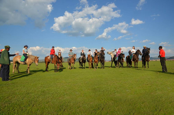 Our horseriding crew! - Bashang Grasslands trip, 2014/06