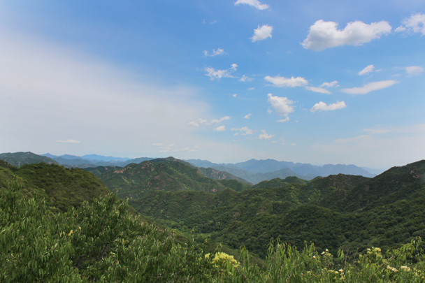 Stunning views in clear weather - Middle Switchback Great Wall, 2015/06/07