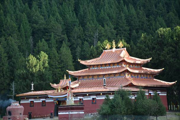 A new temple, founded in 2015 - Xiahe, Labrang Monastery, and the Zhagana area in southern Gansu, September 2016