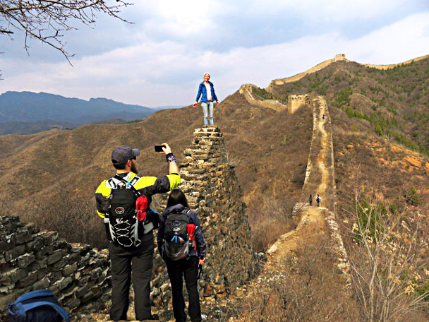 A new take on a location for a photo - Gubeikou and Jinshanling Great Wall camping, 2017/3/25
