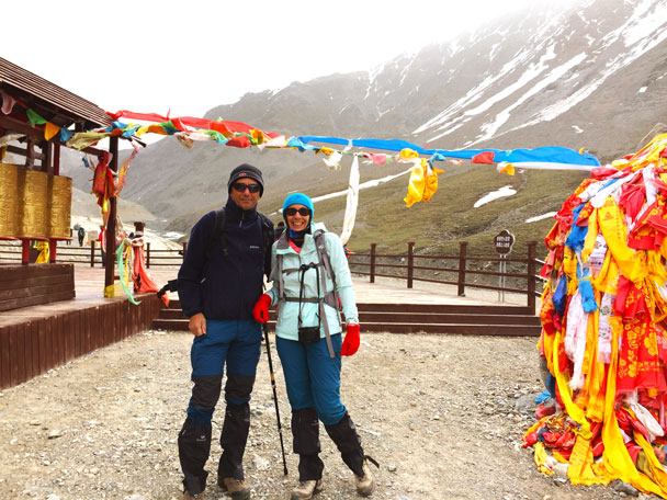 Now we’re at the Gangshika Snow Mountain, getting ready for the climb up to the base camp and glacier - Qinghai Lake, Kumbum Monastery, and the Gangshika Snow Mountain, Qinghai Province, 2017/05