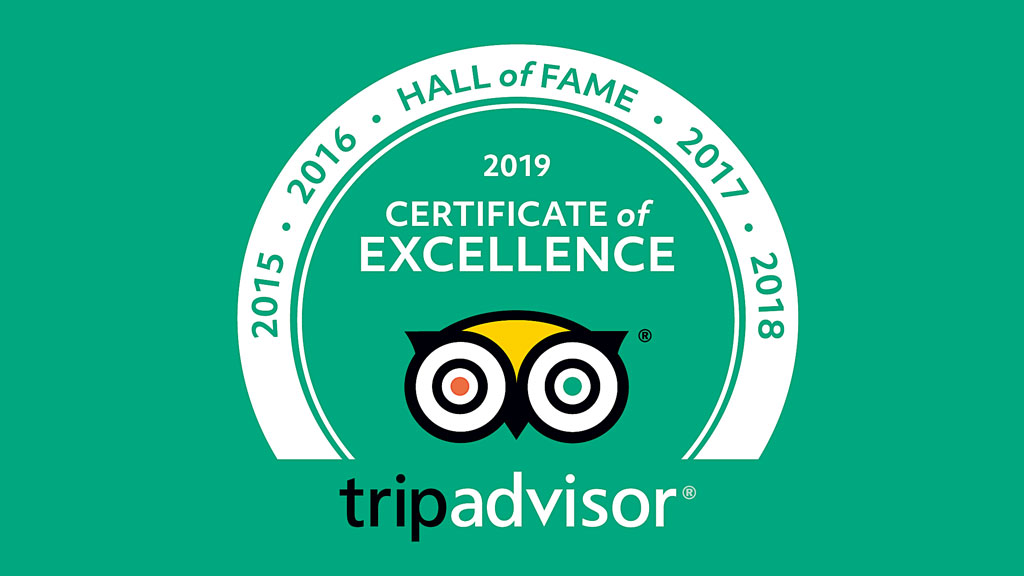 TripAdvisor Certificate of Excellence and Hall of Fame award for Beijing Hikers
