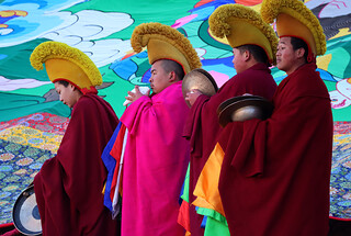 Labrang Monastery&rsquo;s &lsquo;Unveiling the Buddha&rsquo; Ceremony, Xiahe, Gansu Province, 2023/02