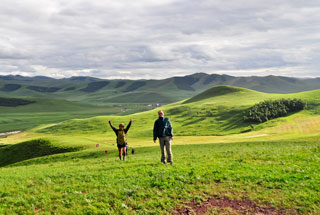 In the rolling hills of the Bashang Grasslands