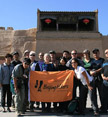 Hiking group at Jiayuguan