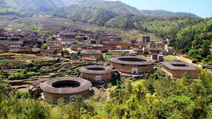 The Chuxi tulou cluster