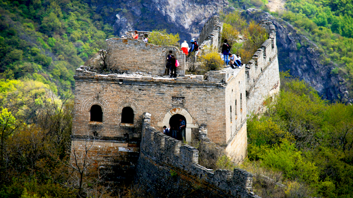 A tower on the 'spur' section of the Great Wall Spur