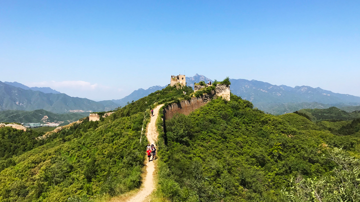 Hiking on the Great Wall at Gubeikou