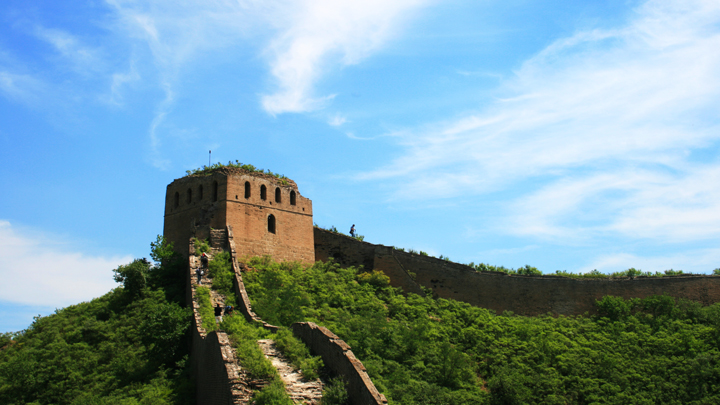 A large tower on the Gubeikou Great Wall