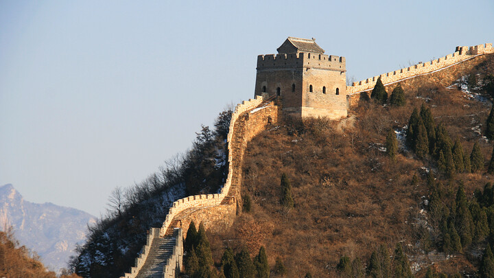 A large tower on the east side of the Huangyaguan Great Wall