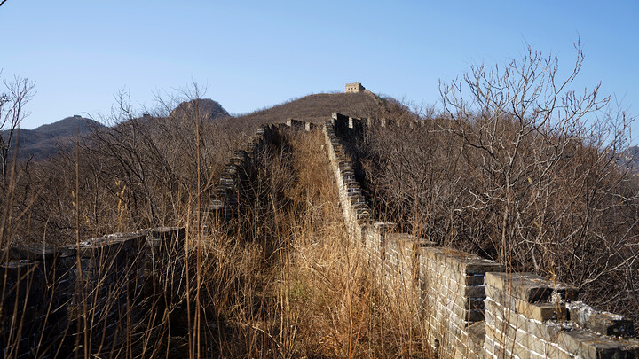 The ‘wild’ section of Great Wall at Longquanyu