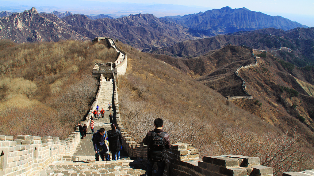 Mutianyu Great Wall | Looking across the Mutianyu Great Wall