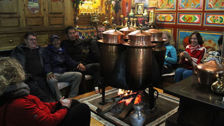 A Tibetan family restaurant in Shangri-La