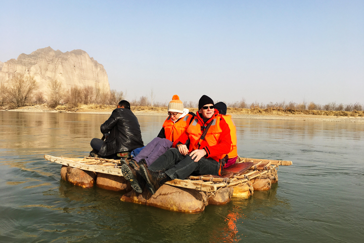 Floating across the Yellow River