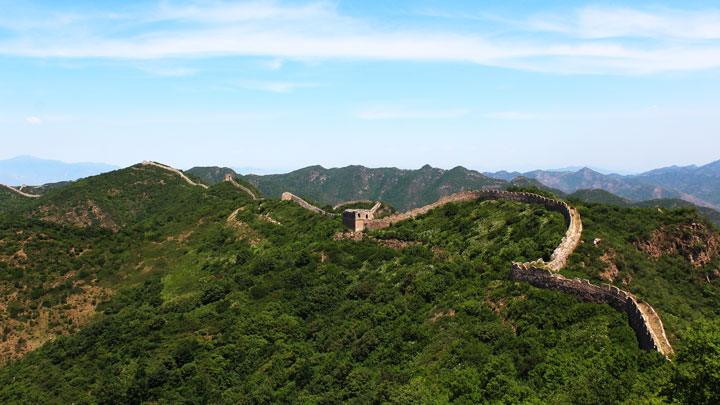 The Great Wall at Zhenbiancheng